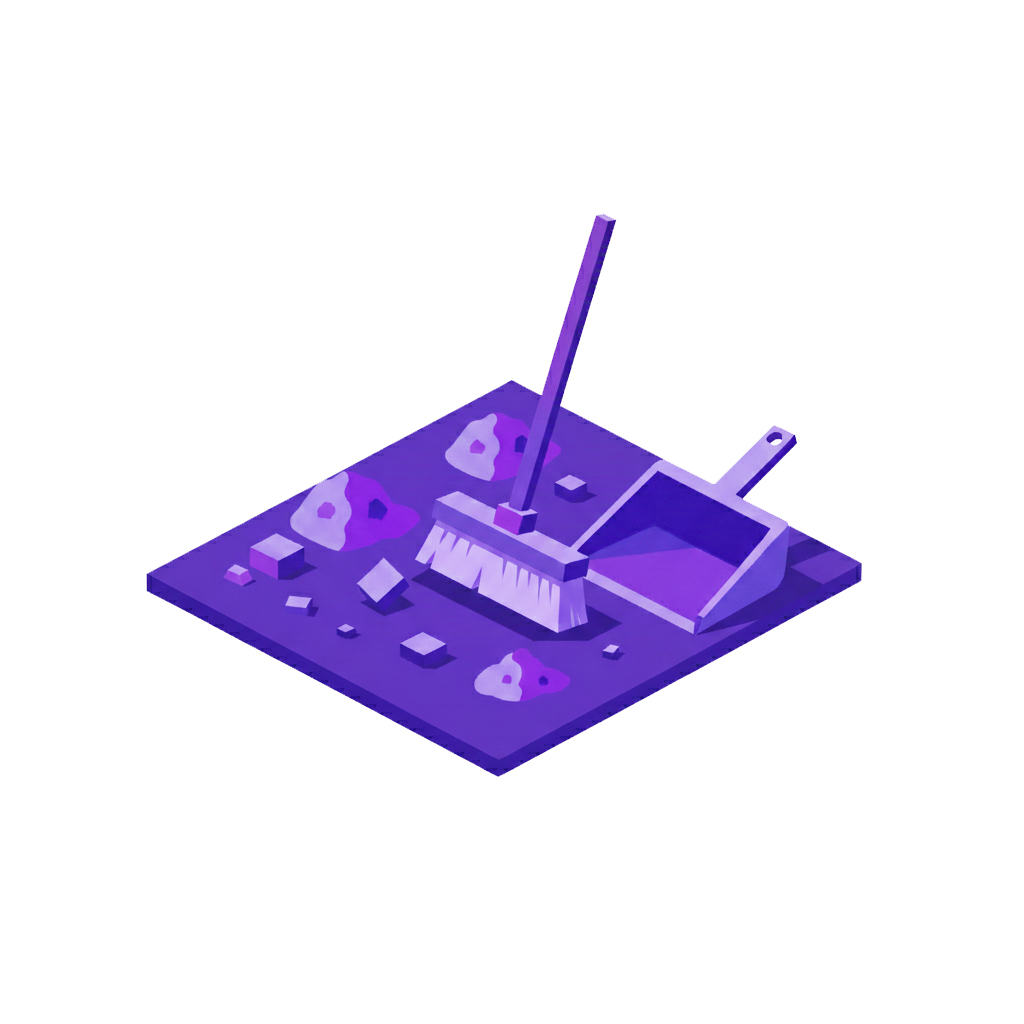 Post-construction cleaning